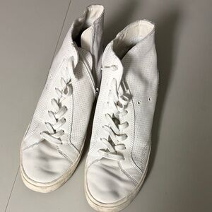 White High-Top Sneakers